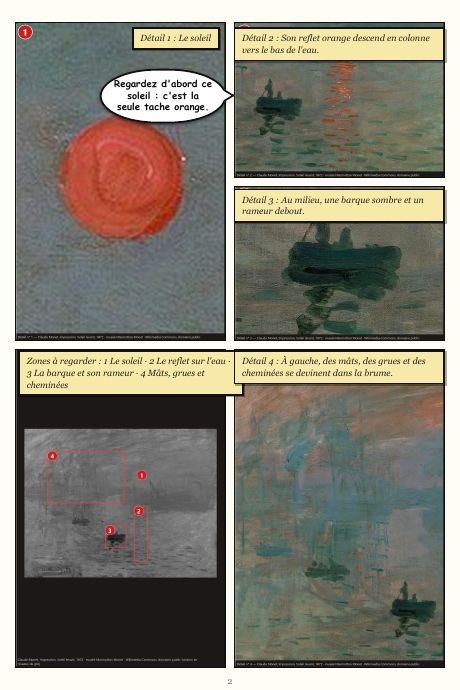 Monet · les 4 zones à regarder
